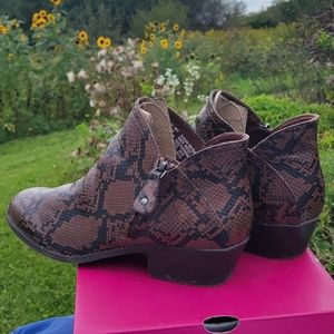 So angelfish style in brown snake pattern